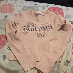 H&M Soft Pink Ribbed Shirt